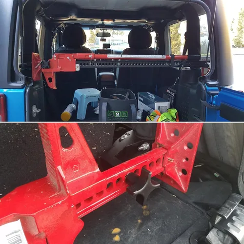 Miniatura 4 de Soportes de montaje de gato de elevación alta de jaula antivuelco compatibles con Jeep Wrangler JK 2007-2017