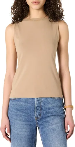 Miniatura 11 de Amazon Essentials Camiseta sin mangas de algodón ajustada para mujer Blanco