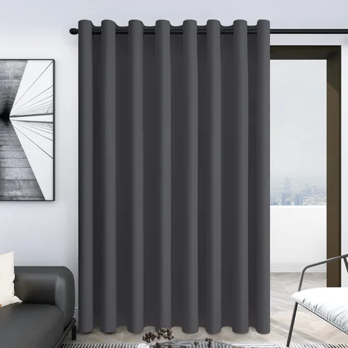 Miniatura 139 de Deconovo Cortina opaca, para oscurecer la habitación Gris claro