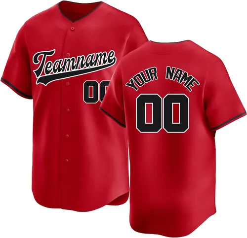 Miniatura 38 de Camiseta de béisbol personalizada cosida con el nombre del equipo, número de equipo, camisas con logotipo, uniforme deportivo impreso para hombres