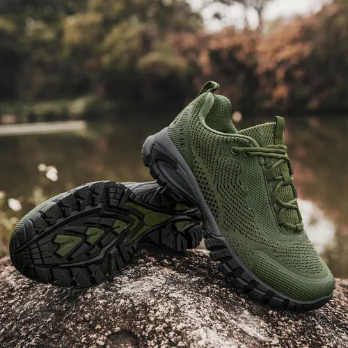 Miniatura 33 de ulogu Zapatos de senderismo impermeables para hombres y mujeres, cómodos, ligeros, antideslizantes, para caminar todo el día, para trabajar y caminar