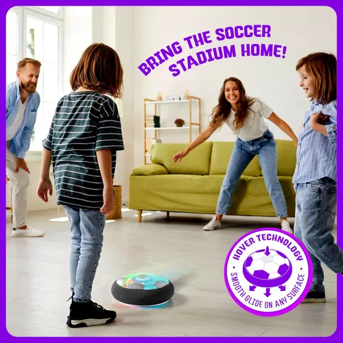 Miniatura 6 de Ninja Blast Hover - Pelota de fútbol iluminada, regalo de cumpleaños para niños, juegos de juguetes de interior, regalos para niños de 5, 6, 7, 8