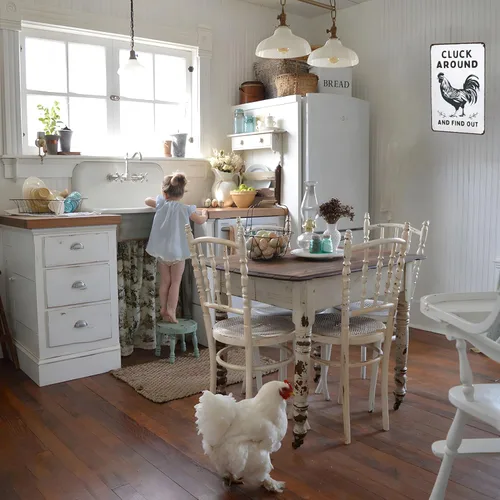 Miniatura 6 de Smilelife Regalo Gracioso de Pollo Letrero de Metal con Texto en Inglés "Chicken Cluck Around and Find Out" para Decoración de Hogar, Granja, Blanco