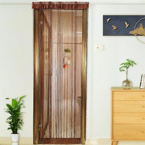 Cortina de lentejuelas para decoración del hogar para puerta, cortinas de cadena de puerta, 39 x 79 pulgadas, para colgar, para armario, dormitorio,