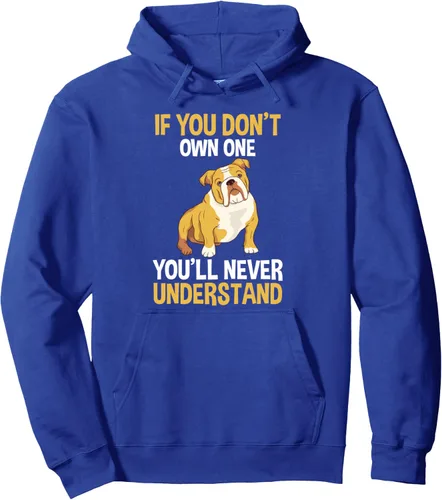 Miniatura 3 de Sudadera con capucha para perro Bulldog inglés, Negro