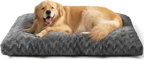 Miniatura 9 de EHEYCIGA Cama lavable para perros medianos para jaula de 29 x 21 pulgadas, almohadilla reversible para perreras para perros con un peso de hasta 35