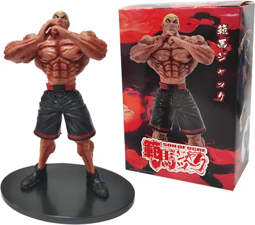 Miniatura 7 de Figuras de anime Hanma Yujiro/Hanma Jack Figura de acción de PVC, 8.7 in, colección de estatua de anime, adornos de escritorio