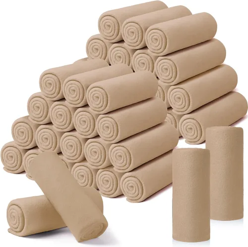 Miniatura 23 de Kinlop Manta de forro polar a granel de 60 x 50 pulgadas, suave, ligera y acogedora, manta cálida de felpa para mascotas, para cama, sofá, hogar