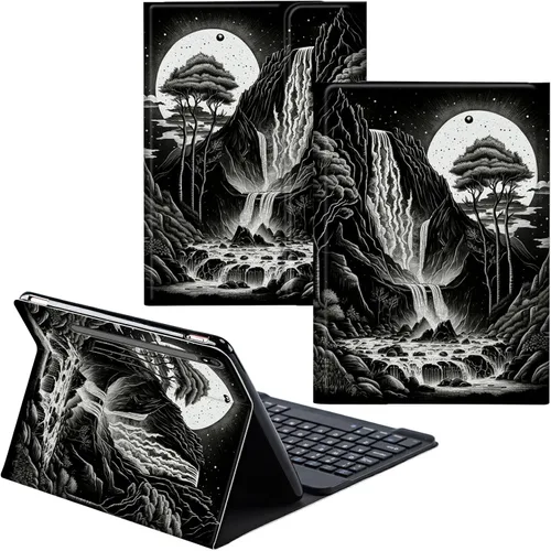Miniatura 76 de Funda para Samsung Galaxy Tab S6 Lite 2022/2020 Teclado inalámbrico desmontable y cubierta de cuero PU Funda protectora para Samsung Galaxy Tab S6