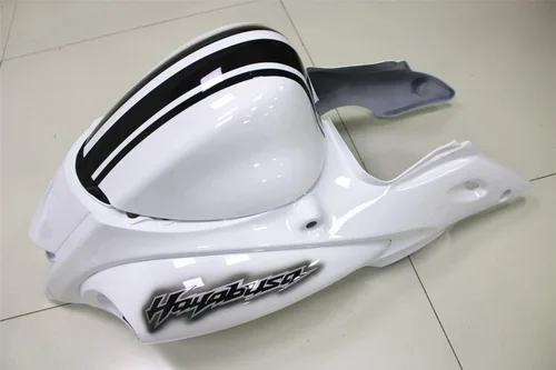 Miniatura 8 de Carenado completo blanco negro para Suzuki 2008-2019 GSXR 1300 Hayabusa Gen2 inyección ABS plástico Carrocería juego de carrocería del mercado de 12
