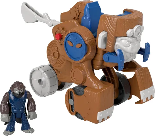 Miniatura 6 de Fisher-Price Imaginext - Juego de figuras de mono, catapulta de juguete preescolar con acción de lanzamiento para juegos de simulación a partir de 3