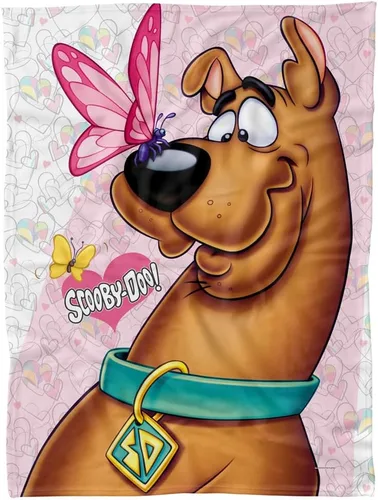 Miniatura 10 de LOGOVISION Scooby Doo Burst - Manta de forro polar de 36 x 58 pulgadas, explosión