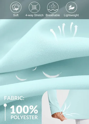Miniatura 9 de BALEAF - Camisetas de sol de manga larga para mujer, con FPU 50+, para senderismo, ligeras, de secado rápido, protección contra rayos ultravioleta