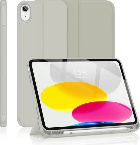 Miniatura 10 de Soke Funda para iPad (A16) de 11ª/10ª generación (2025/2022), iPad de 11/10.9 pulgadas con soporte para lápiz, funda protectora inteligente con Negro