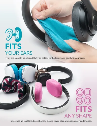 Miniatura 3 de Mimimamo Cubierta para auriculares súper elástica tamaño L (rosa)
