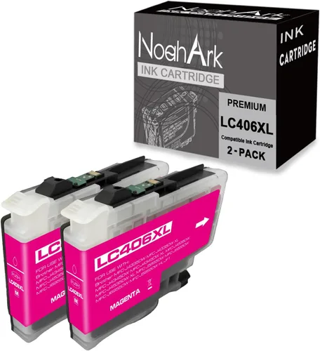 Miniatura 4 de NoahArk LC406 LC406XL LC406 XL LC406 XL Cartucho de tinta de repuesto de alto rendimiento para impresora Brother MFC-J4335DW MFC-J4345DW MFC-J4535DW