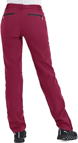 Miniatura 2 de Postropaky - Pantalones de esquí de nieve para mujer, impermeables, aislados, softshell, snowboard, cierre inferior de pierna