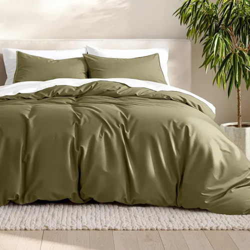 Miniatura 57 de Bare Home - Funda de edredón de ropa de cama extra larga - Colección premium de 1800 hilos súper suave - Funda de edredón ligera y fresca - Ropa