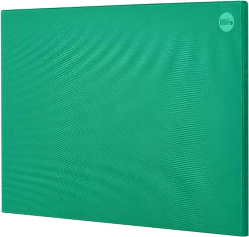 Miniatura 25 de CURTA Paquete de 2 tablas de cortar verdes para cocina, 20 x 14 x 0.5 pulgadas, tabla de cortar comercial de plástico codificado con superficie
