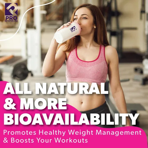 Miniatura 4 de Her Natural Whey- Proteína en polvo para mujeres para bajar de peso y para apoyar la masa muscular magra – bajo en carbohidratos – sin gluten – rBGH