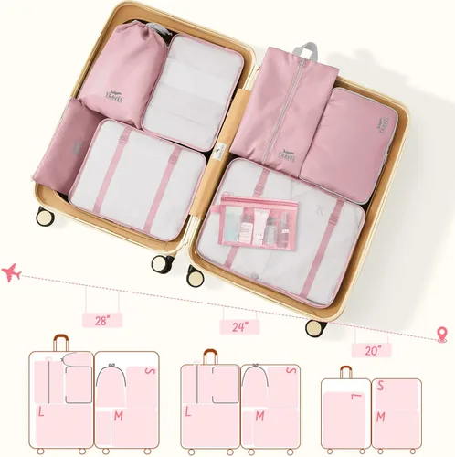 Miniatura 2 de Cubos de embalaje para maleta, Upgrade-Rosa