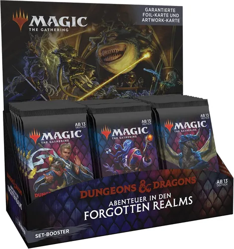 Miniatura 8 de Magic: The Gathering Adventures in The Forgotten Realms Set Booster Box, 30 paquetes, para mayores de 13 años