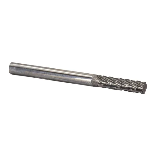 Miniatura 37 de Drill America SA-1 Rebaba de carburo/lima giratoria cilíndrica de doble corte para amoladora de troquel de 1/4" de diámetro x 5/8" de longitud