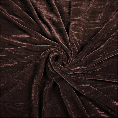Miniatura 17 de MDS - Paquete de 5 yardas x 60 pulgadas de ancho, tela de terciopelo elástico por yarda para vestidos de boda, costura, tapicería, ropa, disfraces