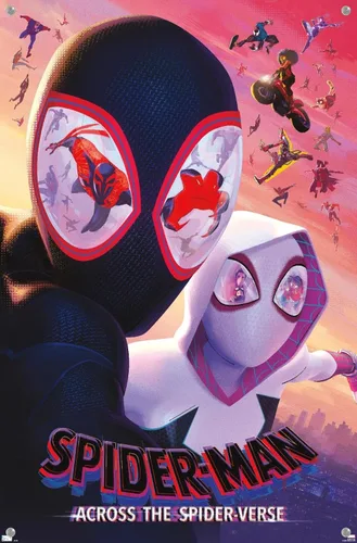 Miniatura 4 de Trends International Marvel Spider-Man: Across The Spider-Verse - Póster de pared de una hoja de máscaras de 14.72 x 22.37 pulgadas, paquete