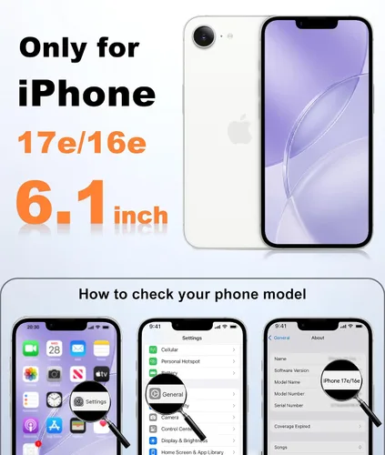 Miniatura 1015 de FNTCASE Funda para iPhone 17 Pro: Fundas delgadas translúcidas de color azul claro compatibles con MagSafe, protección completa de la cámara
