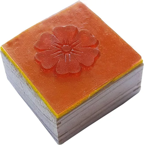 Miniatura 47 de Royal Kraft Sello de goma de madera espiral - Impresión de bloques de bricolaje en papel, tela, henna Rtag020