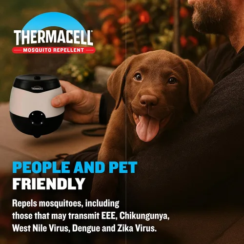 Miniatura 4 de Thermacell E-ZoneGuard Glow - Repelente de mosquitos recargable + linterna con zona de 20 pies de protección al aire libre científicamente probada
