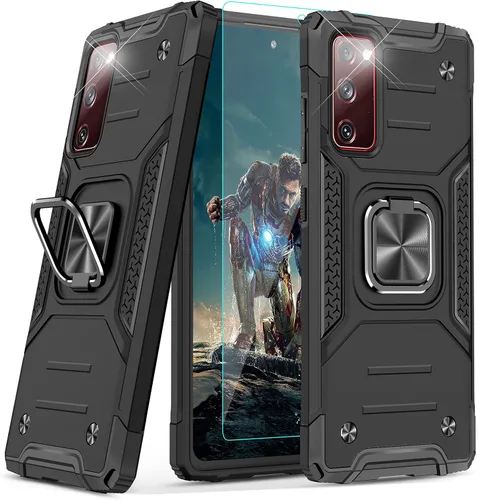 Miniatura 8 de YmhxcY Funda para Galaxy Note 8, funda para Galaxy Note 8 con protector de pantalla curvado 3D, fundas de grado armadura con soporte giratorio