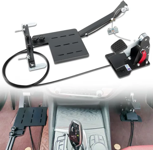Miniatura 7 de Pedal Universal Dual de Freno para el Lado del Pasajero para Entrenamiento del Conductor y Uso en Múltiples Vehículos, Sistema Hidráulico de Doble