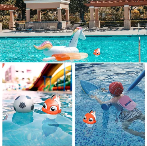 Miniatura 8 de Flotador de cloro para piscina, dispensador de cloro flotante para piscina, se ajusta a tabletas de 1 y 3 pulgadas y soporte de bromo para piscinas
