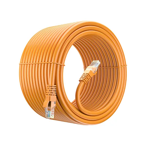 Miniatura 45 de Maximm Cable Ethernet Cat6, 100 pies, cobre 100% puro, UTP (negro) 100 pies