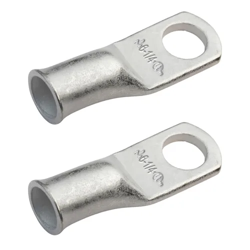 Miniatura 32 de SELTERM 5 piezas terminales de cable de cobre estañado 1/0 AWG perno de 1/2", extremos de cable de batería, terminales de anillo, conectores