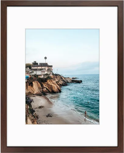 Miniatura 29 de Frametory, Marcos de 8 x 10 para mostrar imágenes de 5 x 7 con paspartú o fotos de 8 x 10 sin paspartú, vidrio resistente a roturas, accesorios