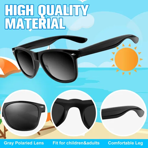 Miniatura 20 de ASTARON Paquete de 12 lentes de sol de fiesta de neón a granel para playa, boda, fiesta, piscina, suministros de fiesta