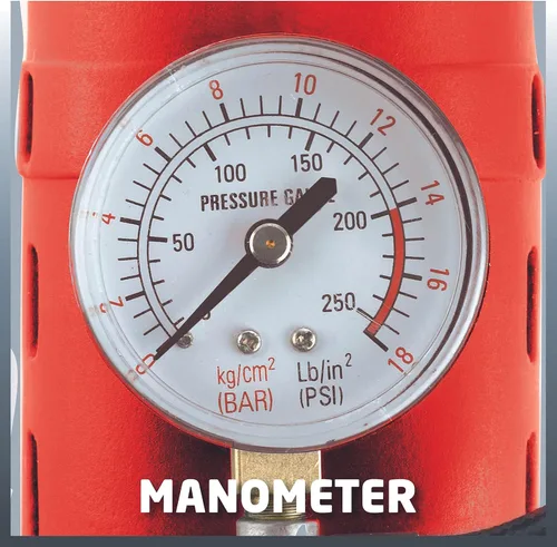 Miniatura 9 de Einhell Imprimir 18 Bar CC AC 12 V Compresor para Coche DC 12 V Rojo