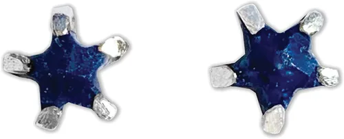 Miniatura 13 de Aretes de estrella de piedras preciosas naturales para mujeres y hombres, lapislázuli, ónix, piedra lunar, labradorita, turmalina negra, hechos a