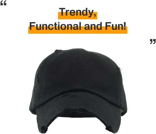 Miniatura 5 de KBETHOS - Gorra de béisbol ajustable, de algodón desgastado, vintage, unisex, estilo polo, camionero, para papá