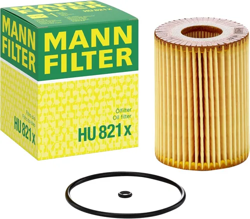 Mann Filter HU 821 x Cartucho de Filtro de Aceite de Repuesto Compatible con Mercedes-Benz Sprinter 2500, Sprinter 3500, Sprinter 3500XD, Sprinter
