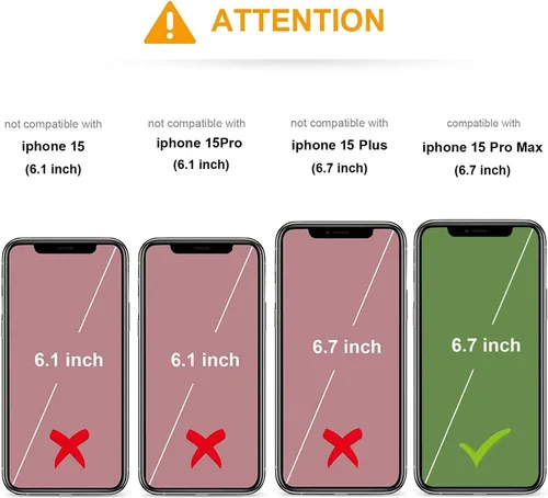 Miniatura 7 de KIHUWEY Funda tipo cartera cruzada para iPhone 15 Pro Max, funda con bolsillo con cremallera y soporte para tarjetas, funda protectora de piel Rojo