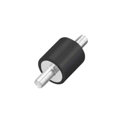Miniatura 3 de uxcell Soportes de goma de 0.591 x 0.591 in, aisladores de vibración, amortiguador con pernos M5 x 0.394 in, 2