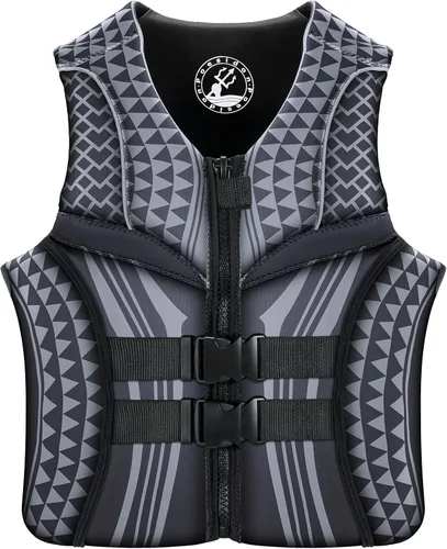 poesidon - Chaleco salvavidas para adultos, estampado geométrico legendario, ideal para cualquier deporte acuático, unisex, para kayak, remo, SUP,