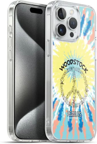 Miniatura 36 de Head Case Designs Funda de gel Woodstock 50th con licencia oficial de Peanuts Snoopy Guitar 1969 [protección de grado militar] compatible con Apple