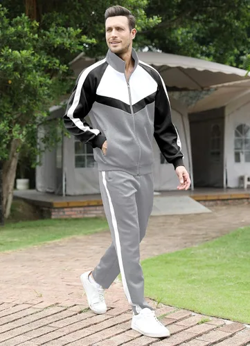 Miniatura 2 de Men's Tracksuits Set 2 Piece Athletic Full Zip Track Suits Workout Jogging Sweatsuit Sets for Men
