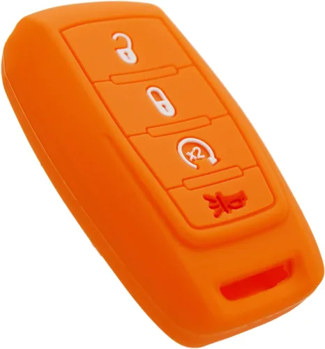 Miniatura 8 de Zorratin Funda protectora de silicona para llavero remoto para Ram 1500 2500 3500 2019 2020 2021 2022 2023 2024 2025 4 botones Negro