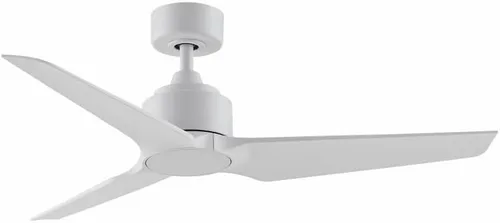 Miniatura 2 de Fanimation TriAire Custom - Ventilador de techo de 3 aspas, 12.42 pulgadas de alto y 48 pulgadas de ancho, acabado blanco mate, color blanco mate